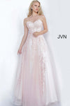 JVN By Jovani Strapless Beaded Prom Ball Gown JVN66970 - The Dress Outlet Jovani