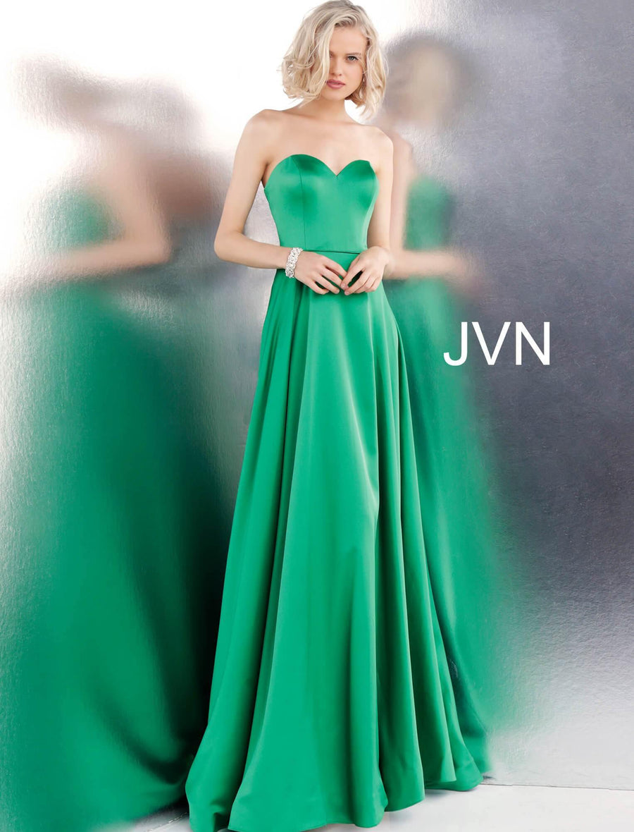 JVN By Jovani Prom Long Dress JVN67753 Emerald - The Dress Outlet Jovani