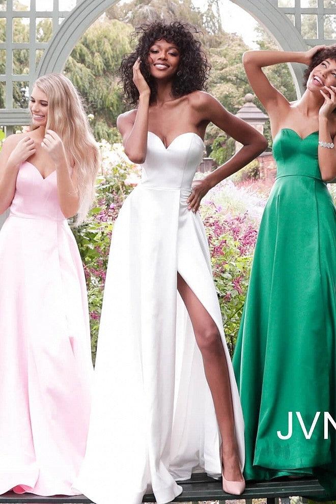 Jovani Prom Long Dress 67753 Emerald - The Dress Outlet