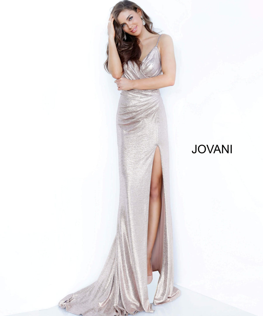 JVN By Jovani Long Formal Fitted Prom Gown JVN67798 - The Dress Outlet Jovani