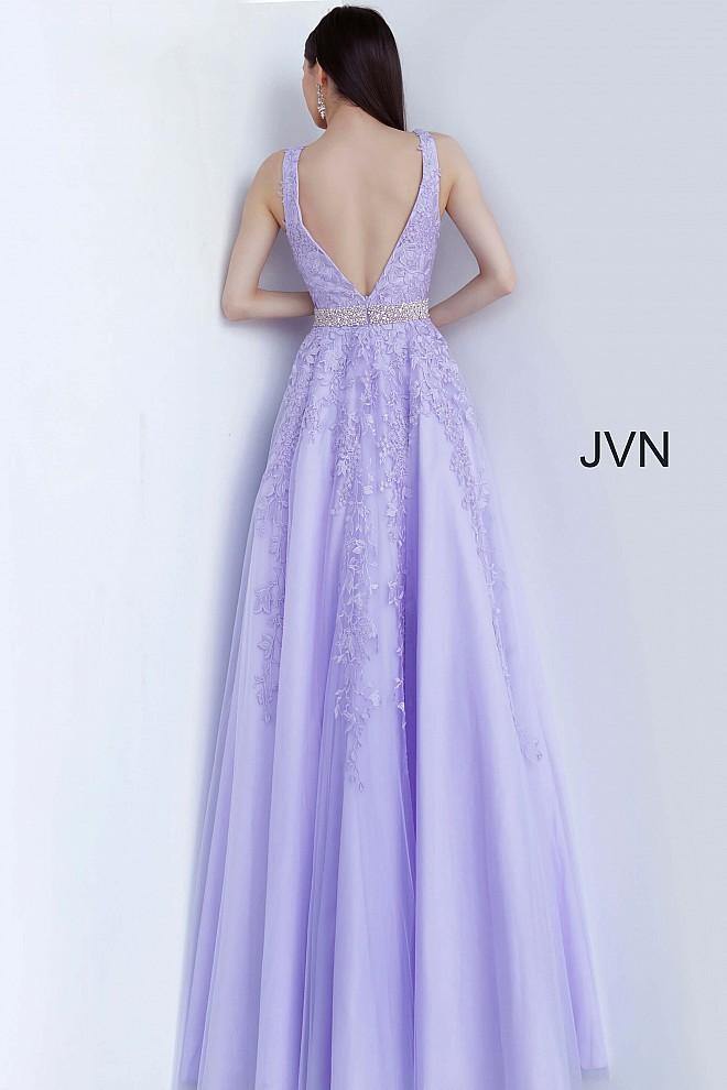 JVN By Jovani Long Prom Ball Gown Formal Dress JVN68258 - The Dress Outlet Jovani