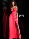 JVN By Jovani Spaghetti Straps Long Prom Dress JVN68314 - The Dress Outlet Jovani