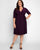 Kiyonna Essential Wrap Short Dress - The Dress Outlet