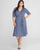 Kiyonna Essential Wrap Short Dress - The Dress Outlet