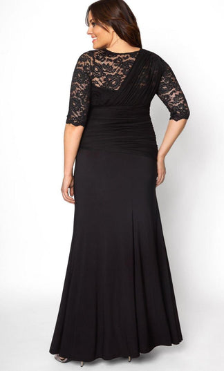 Plum Evening Long Plus Size Gown for $248.0 – The Dress Outlet