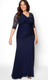 Kiyonna Evening Long Plus Size Gown - The Dress Outlet Kiyonna