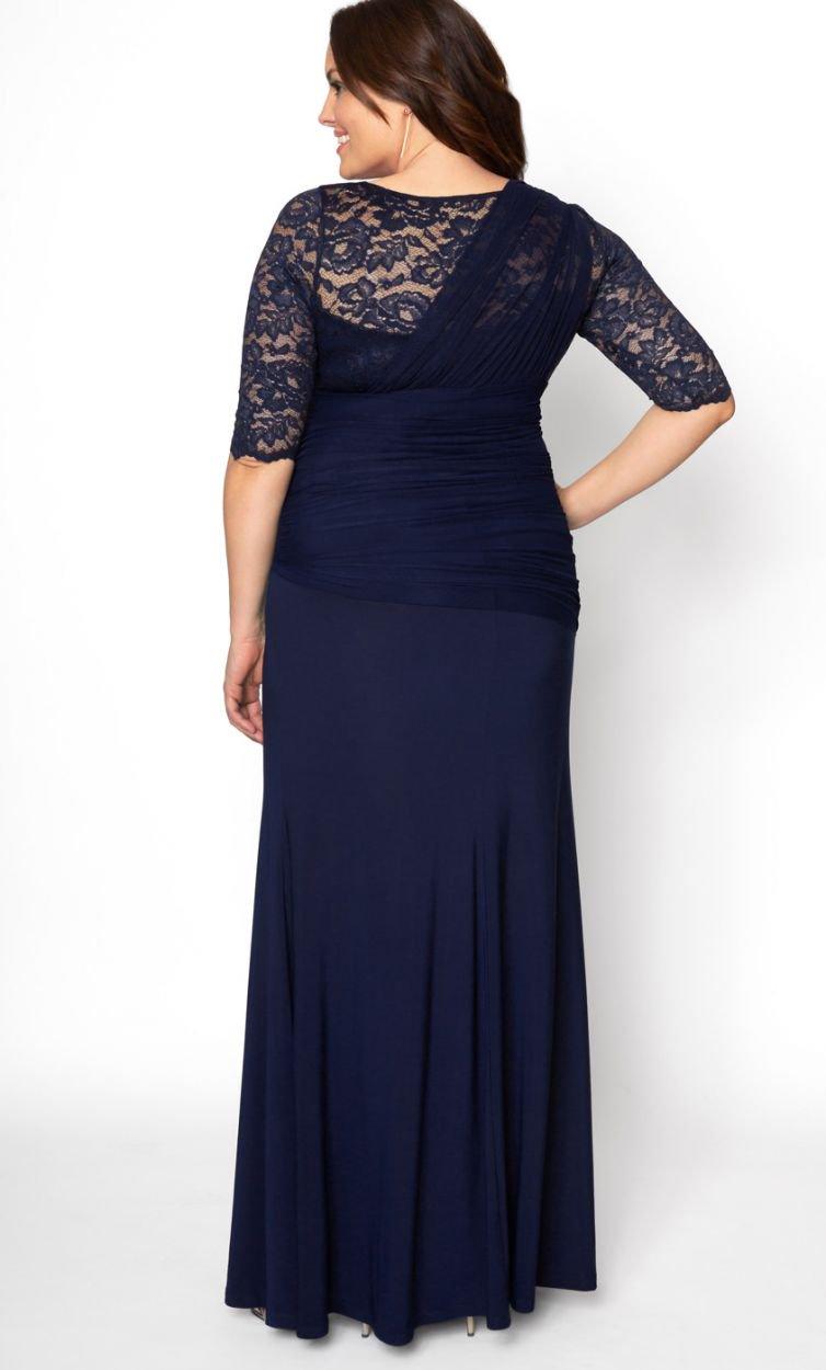 Kiyonna Evening Long Plus Size Gown - The Dress Outlet Kiyonna