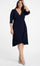 Kiyonna Short Plus Size Wrap Dress - The Dress Outlet Kiyonna