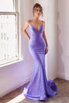 Prom Dresses Long Prom Glittered Dress Lilac