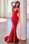 Prom Dresses Long Prom Glittered Dress Red