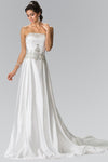 Long A-Line Wedding Dress - The Dress Outlet Elizabeth K