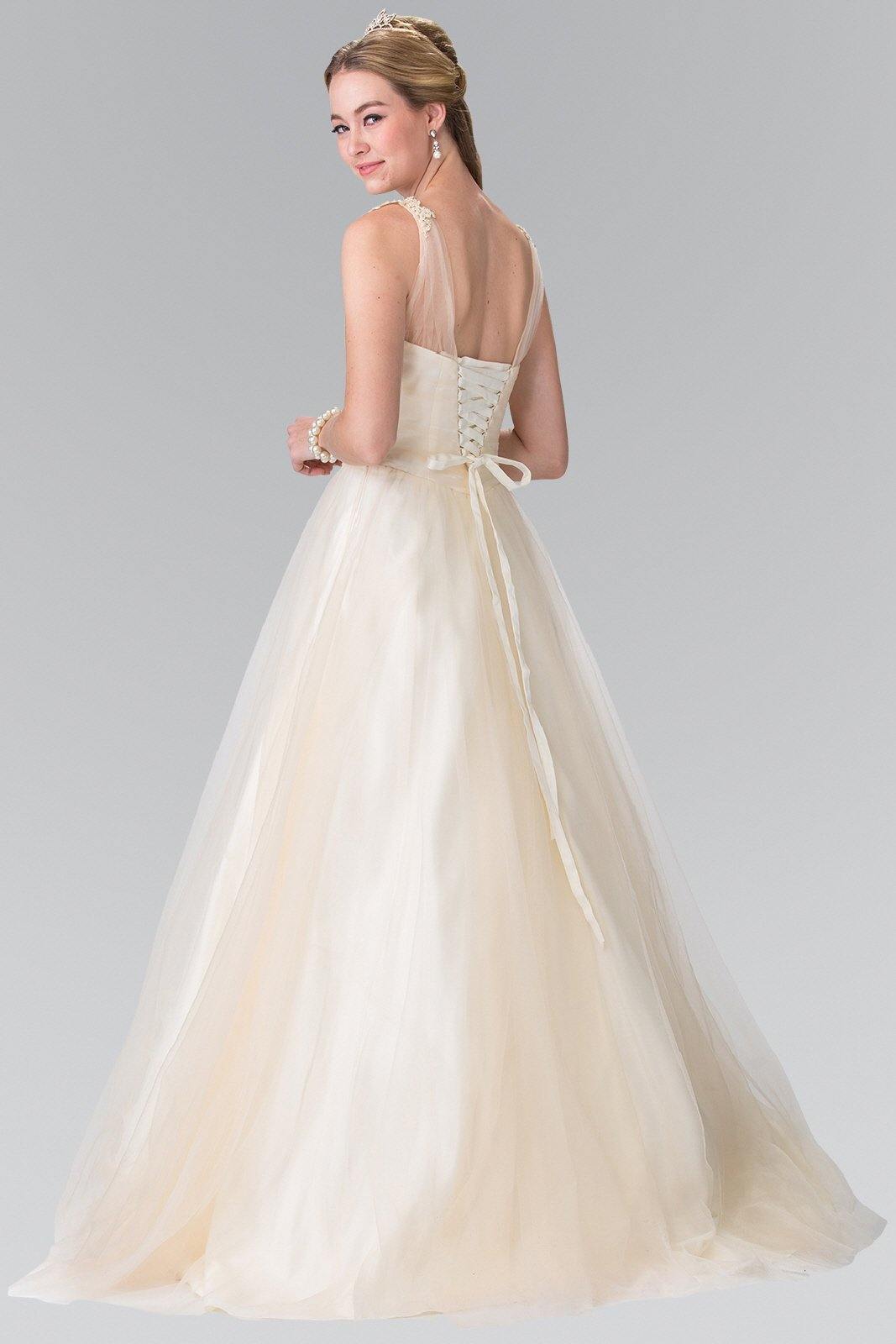 Long A-line Wedding Dress - The Dress Outlet Elizabeth K