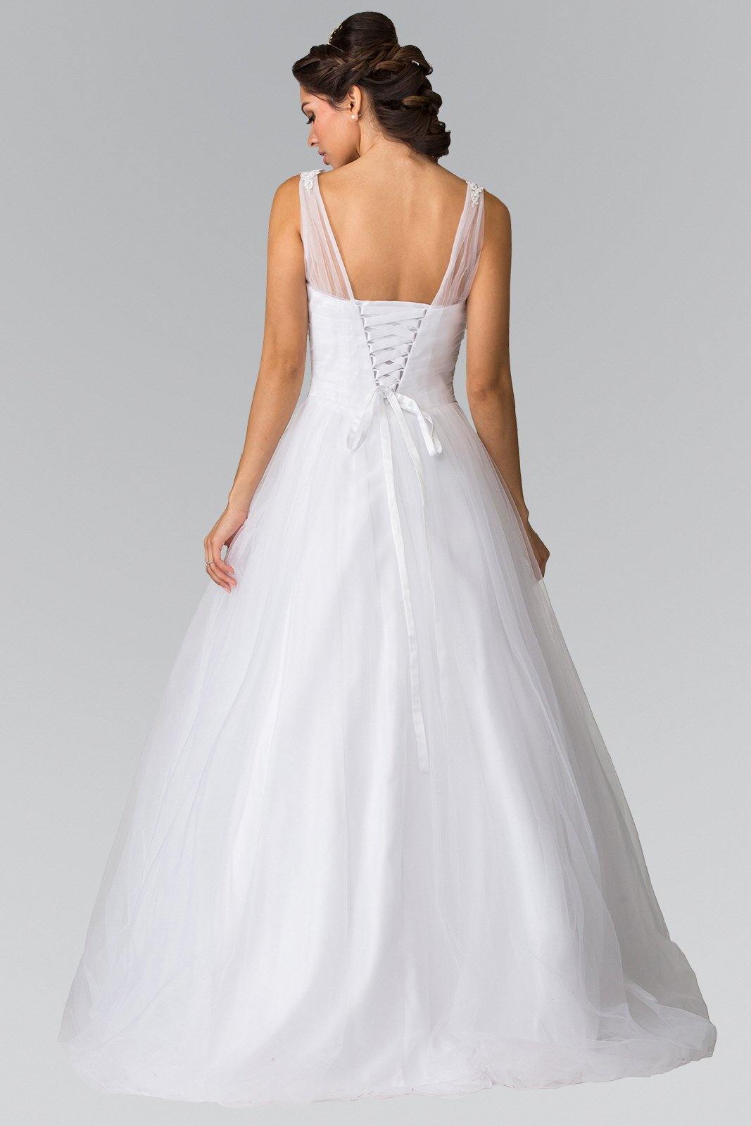 Long A-line Wedding Dress - The Dress Outlet Elizabeth K