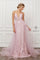 Long Blush Gown Prom Dress - The Dress Outlet