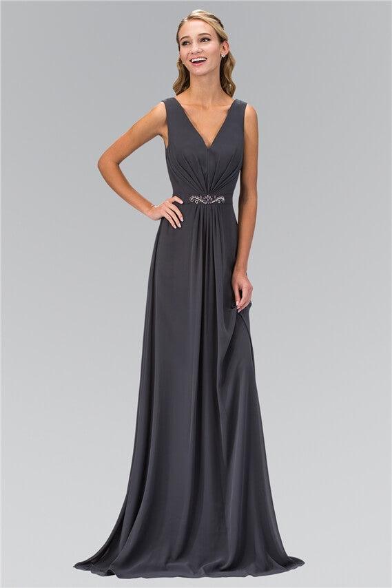 Long Bridesmaid Prom Formal Dress - The Dress Outlet Elizabeth K