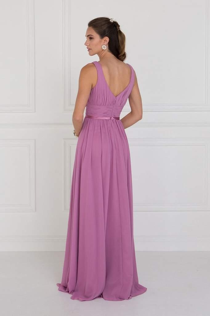 Long Bridesmaids Dress Formal Prom Gown - The Dress Outlet Elizabeth K