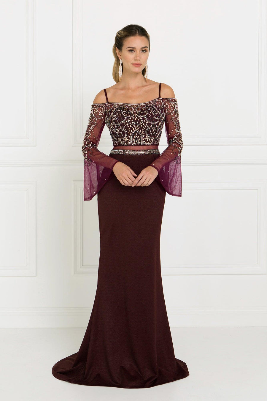 Long Dress Formal Evening Mother of the Bride - The Dress Outlet Elizabeth K