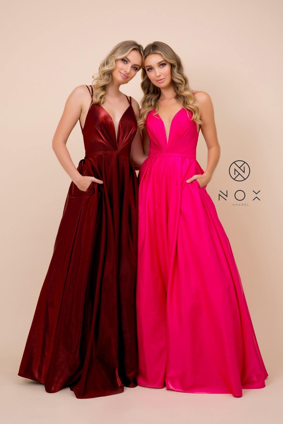 Long Evening Gown Formal Prom Dress - The Dress Outlet Nox Anabel