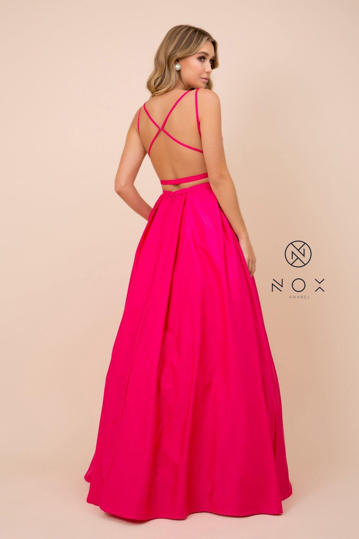 Long Evening Gown Formal Prom Dress - The Dress Outlet Nox Anabel