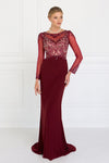 Long Evening Gown Mother of the Bride Dress - The Dress Outlet Elizabeth K