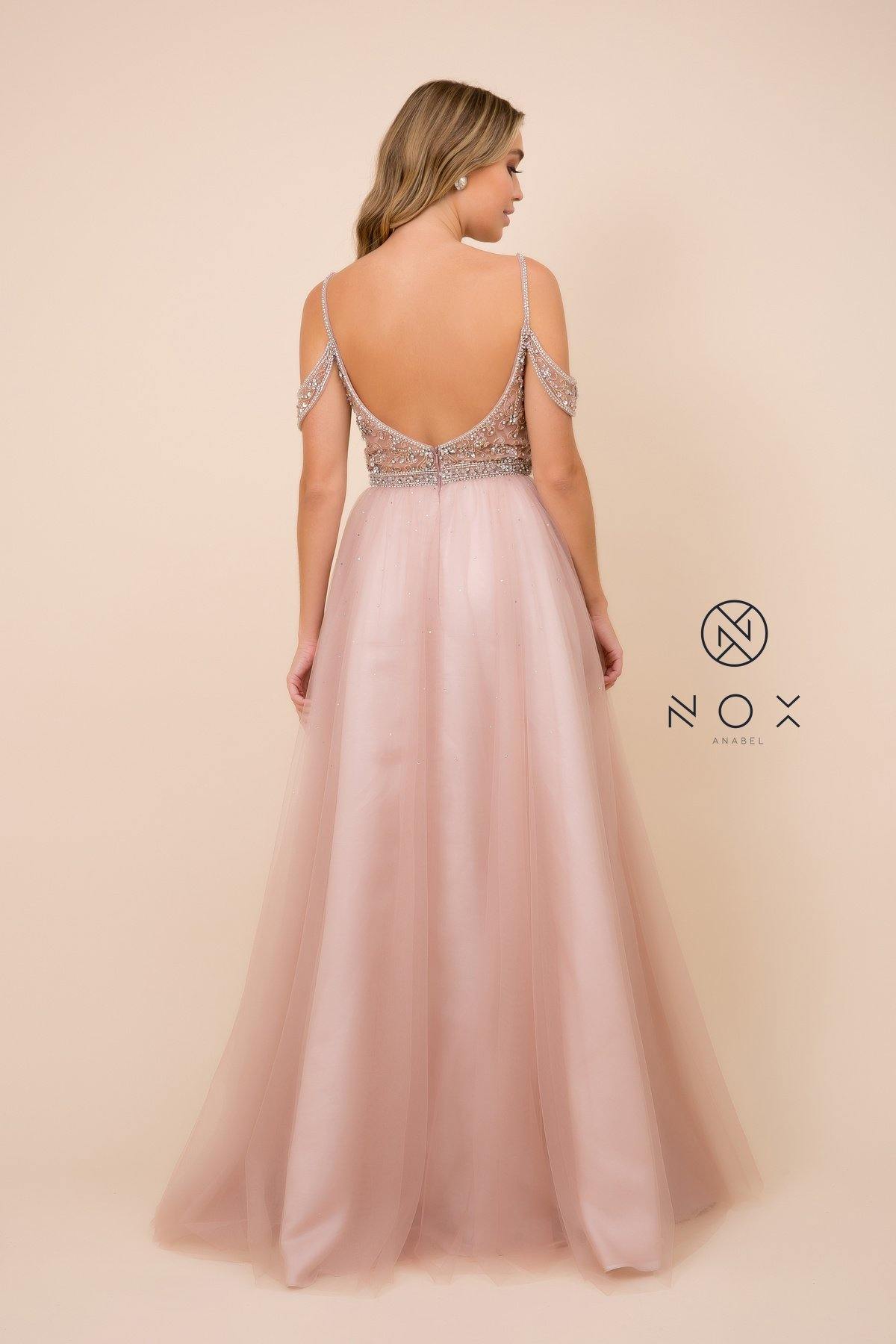 Long Evening Gown Prom Dress - The Dress Outlet Nox Anabel