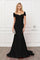 Long Fitted Formal Open Back Dress - The Dress Outlet