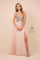 Long Floral Applique Prom Dress Evening Gown - The Dress Outlet Nox Anabel