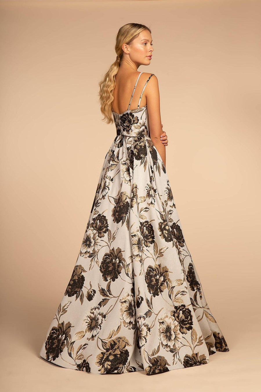 Long Floral Prom Dress Sale - The Dress Outlet