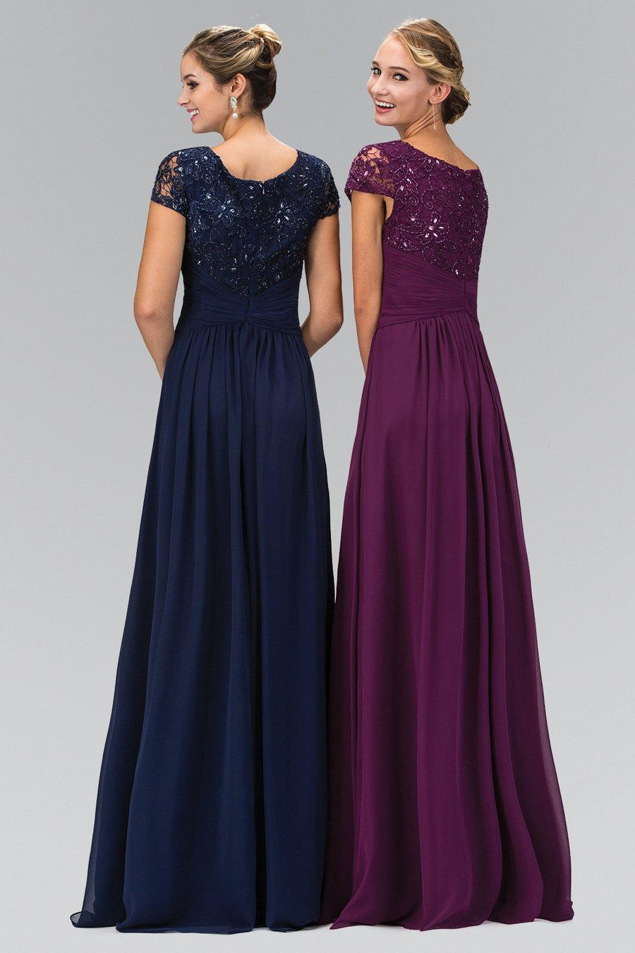 Long Formal Dress A-line - The Dress Outlet Elizabeth K