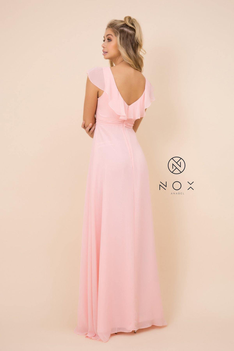 Long Formal Dress Bridesmaid - The Dress Outlet Nox Anabel