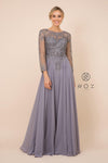 Long Formal Dress Evening Gown - The Dress Outlet Nox Anabel