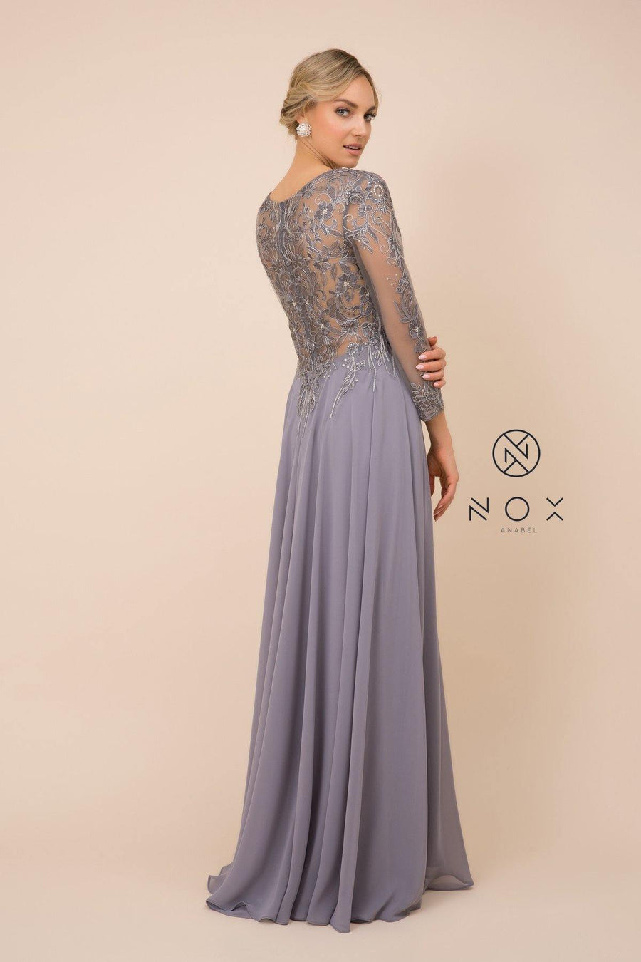 Long Formal Dress Evening Gown - The Dress Outlet Nox Anabel