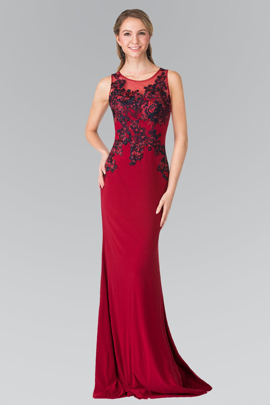 Long Formal Dress Evening Prom Gown - The Dress Outlet Elizabeth K