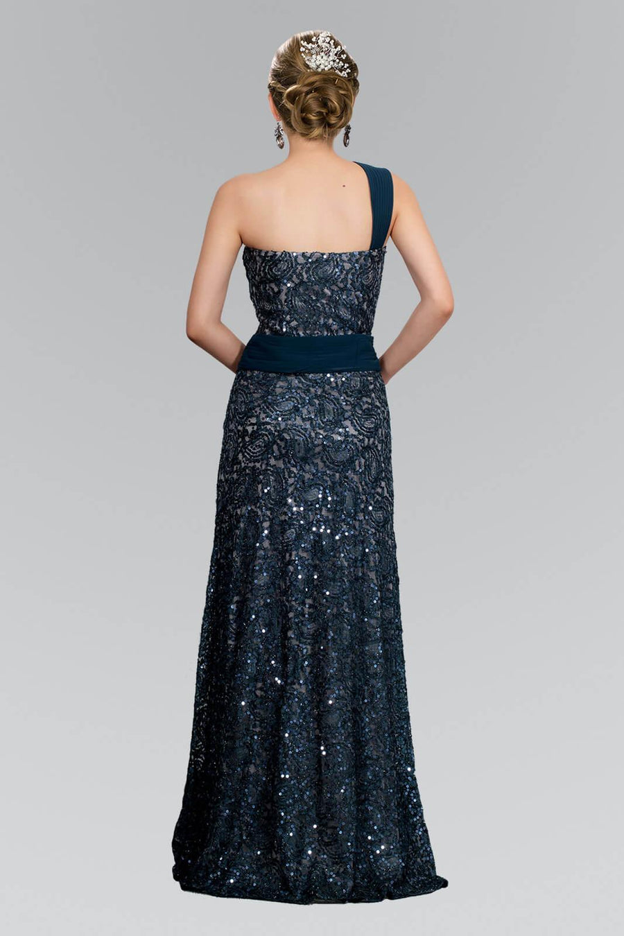 Long Formal Fitted Prom Dress - The Dress Outlet Elizabeth K