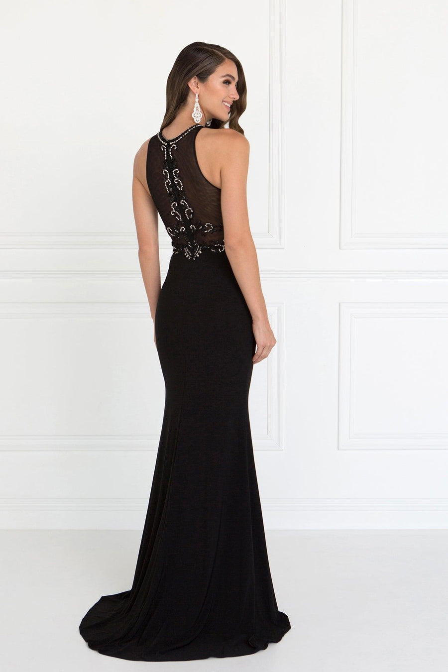 Long Formal Fitted Prom Dress Evening Gown - The Dress Outlet Elizabeth K