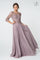 Long Formal 3/4 Sleeve Mother of the Bride Dress - The Dress Outlet Elizabeth K