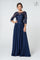 Long Formal 3/4 Sleeve Mother of the Bride Dress - The Dress Outlet Elizabeth K