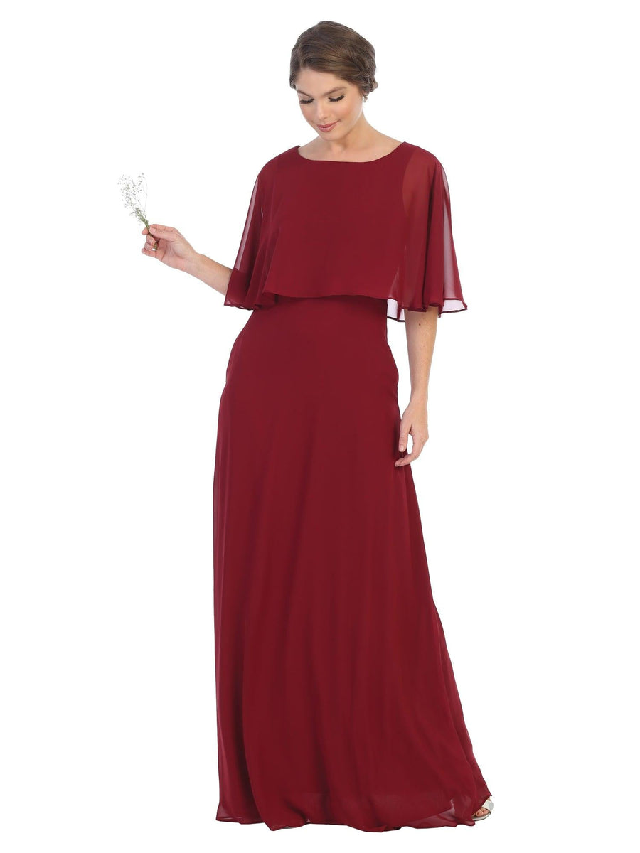 Long Formal Mother of the Bride Dress - The Dress Outlet