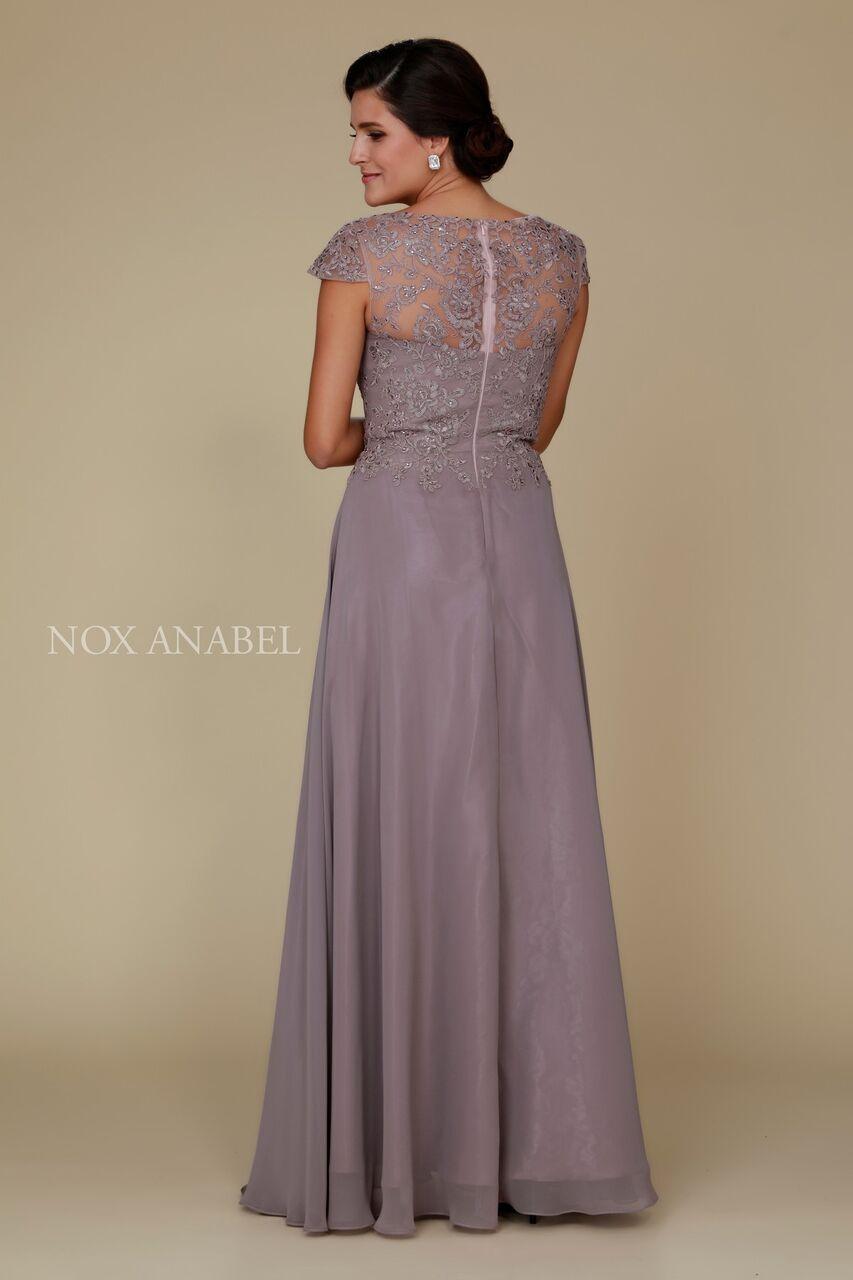 Long Formal Mother of the Bride Dress - The Dress Outlet Nox Anabel