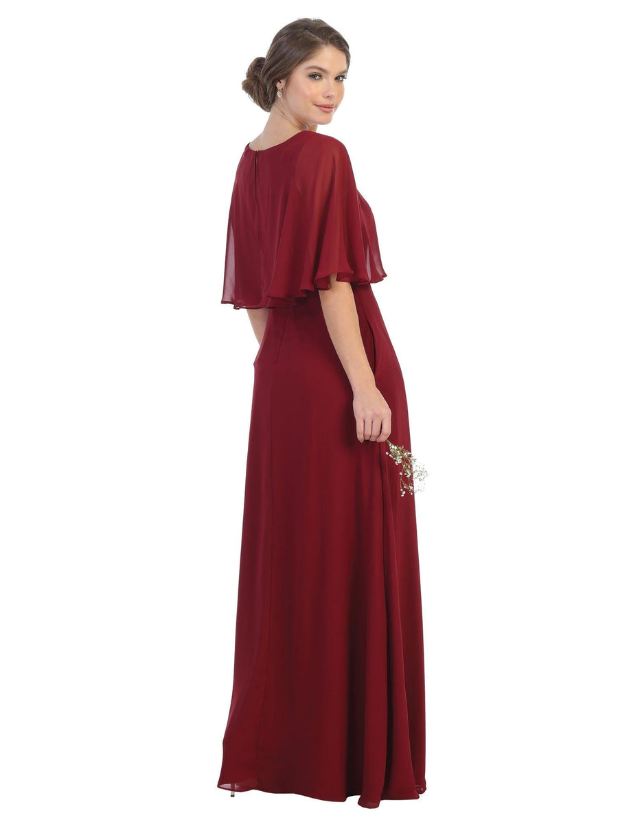 Long Formal Mother of the Bride Dress - The Dress Outlet