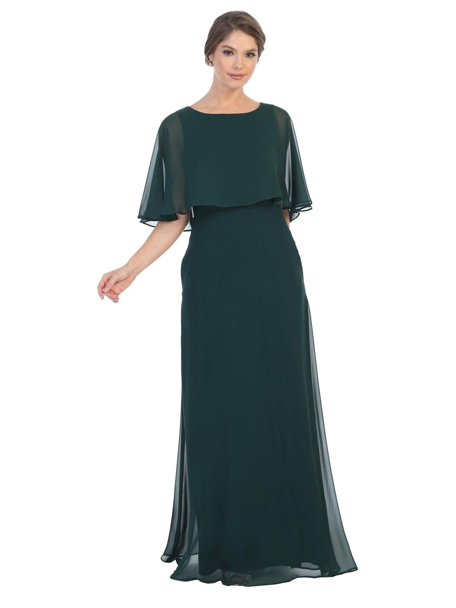 Long Formal Mother of the Bride Dress - The Dress Outlet