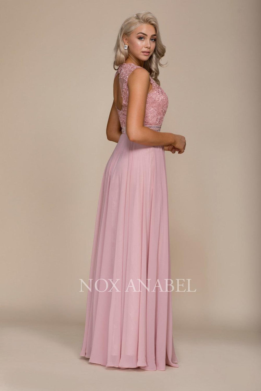 Long Formal Prom Dress Evening Gown - The Dress Outlet Nox Anabel