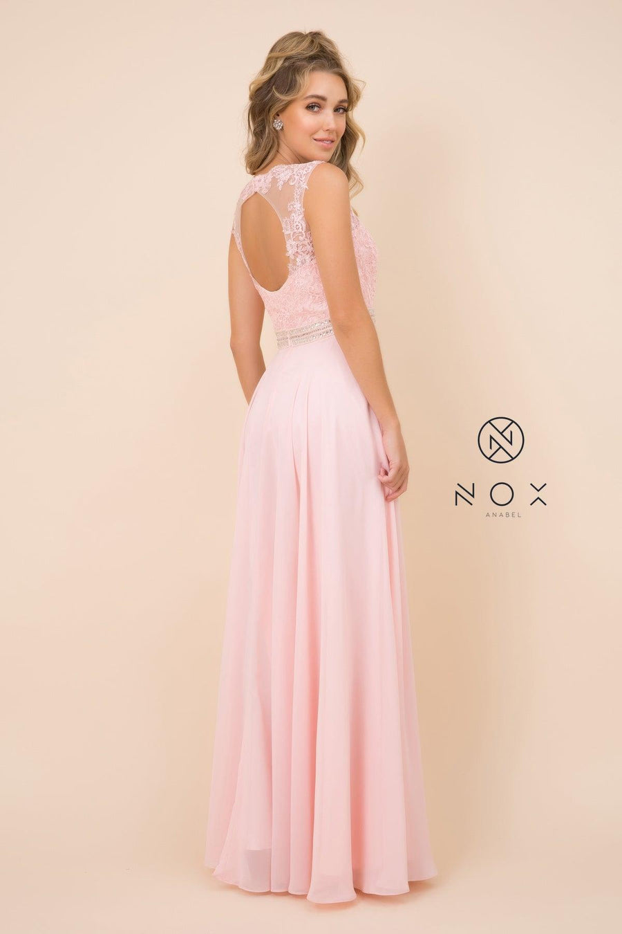 Long Formal Prom Dress Evening Gown - The Dress Outlet Nox Anabel