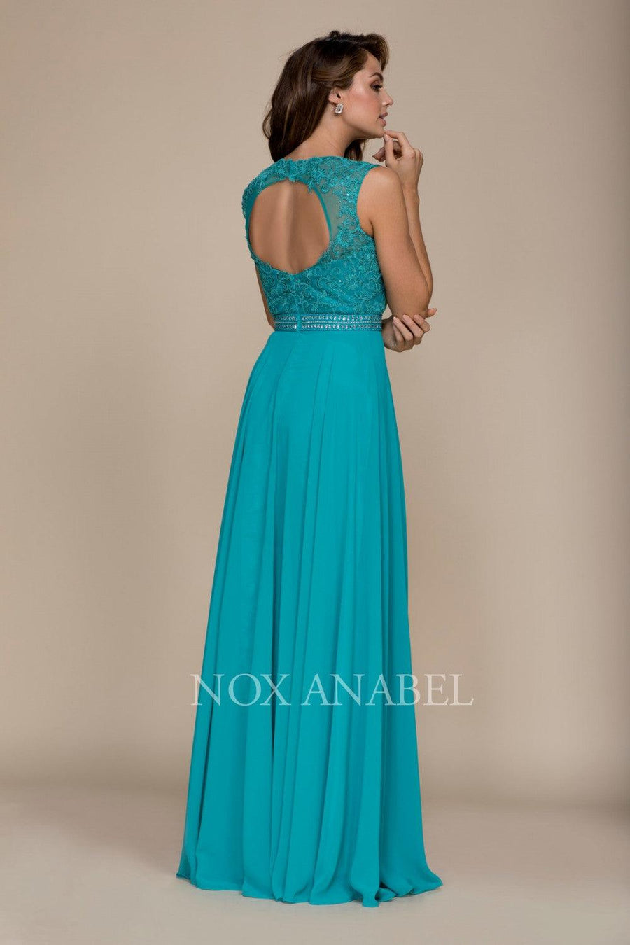 Long Formal Prom Dress Evening Gown - The Dress Outlet Nox Anabel