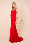 Long  Formal Prom Fitted Evening Dress - The Dress Outlet Nox Anabel