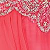 Long Formal Strapless Chiffon Prom Dress - The Dress Outlet