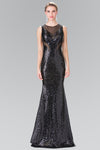 Long Fully Sequins Gown Prom Dress Formal - The Dress Outlet Elizabeth K