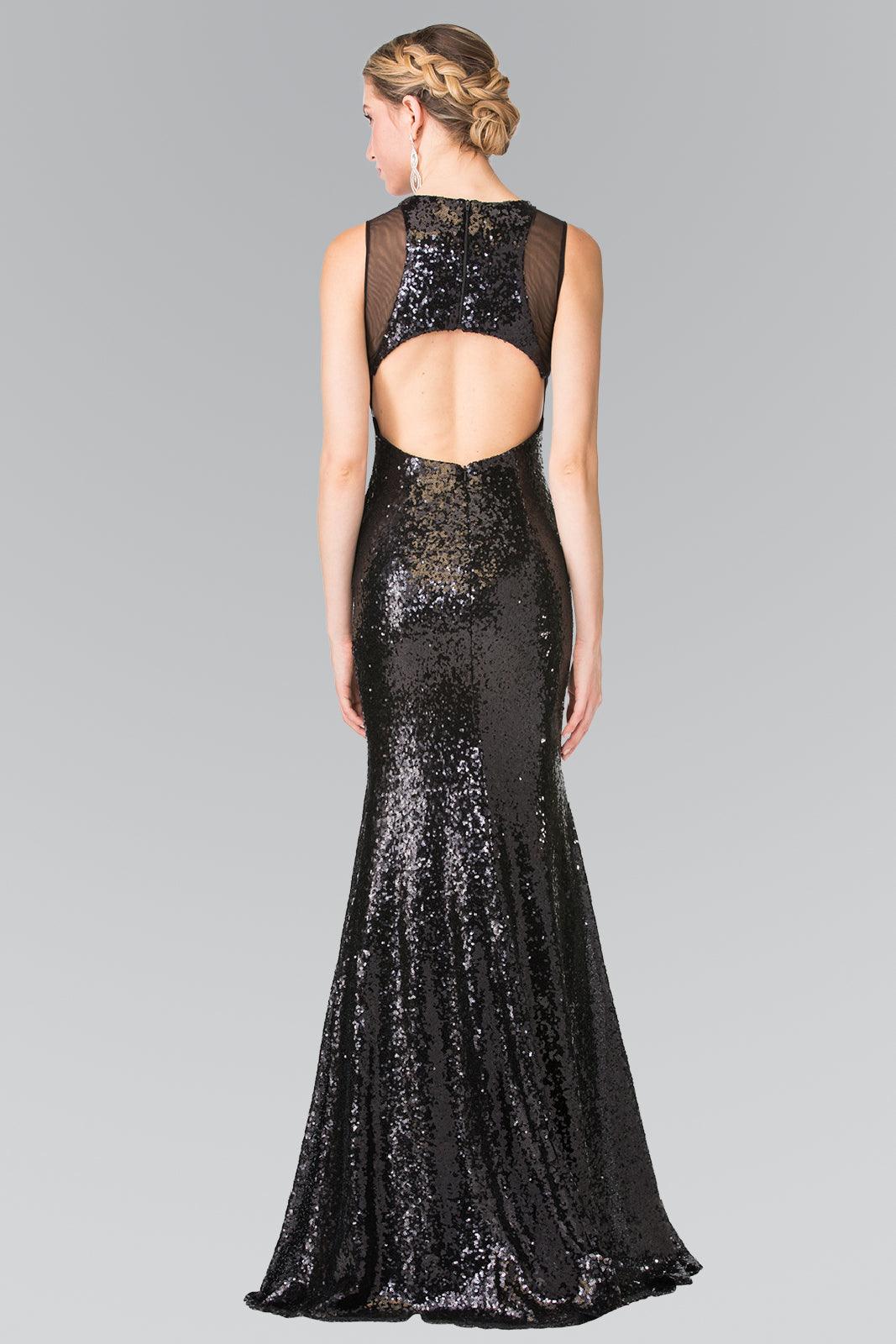 Long Fully Sequins Gown Prom Dress Formal - The Dress Outlet Elizabeth K