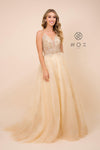 Long Glitter Prom Dress Evening Gown - The Dress Outlet Nox Anabel