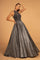 Long High Neck Prom Dress Ball Gown - The Dress Outlet Elizabeth K